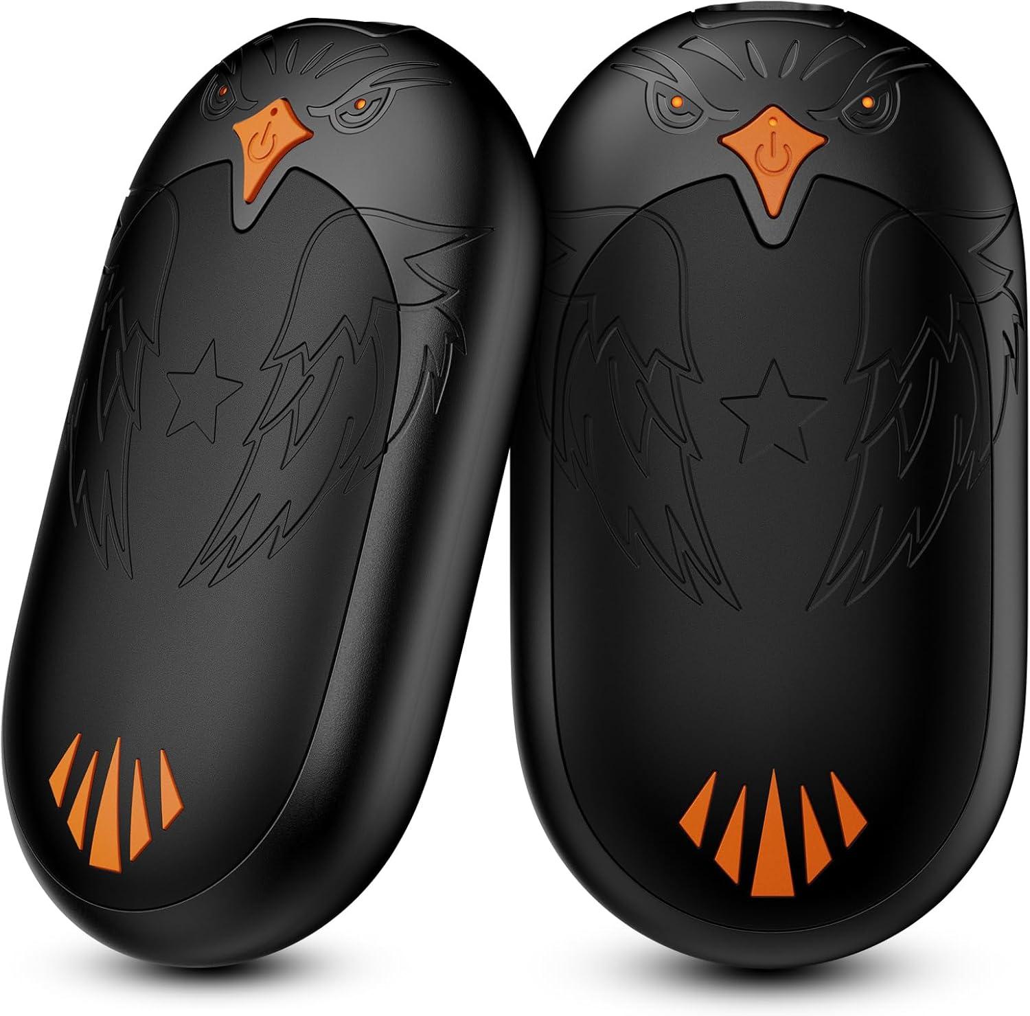 Magnetic Hand Warmers Rechargeable 2 Pack, Ergonomic Electric Hand Warmer, Up to 24hrs, Pocket Size Handwarmers,Warm Gifts for Raynauds, Golf, Men Women